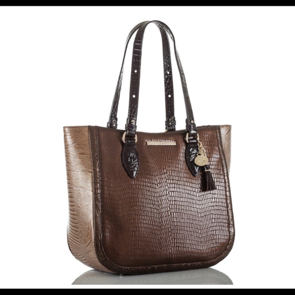 Brahmin medium Lena in embossed leather